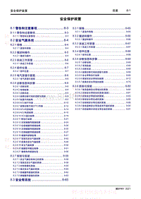 2021枫叶80V维修手册-8 安全保护装置 