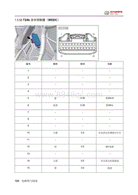 2024北京BJ40针脚图-涉水控制器（WDDC）端子图