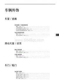 2022雷克萨斯NX系列-00 车辆外饰 目录