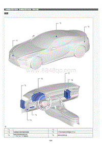 2022年LC500h维修手册-车辆接近警示系统零件位置