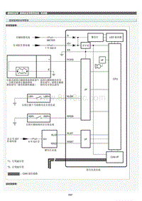 2022年LC500h维修手册-座椅安全带警告系统系统图