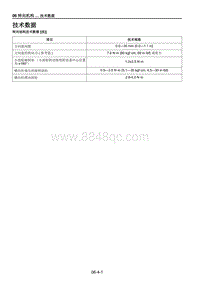 2021马自达CX-30EV车间手册-技术数据