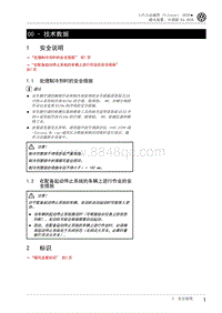 2020威然维修手册-00 - 技术数据