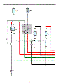 2019雷凌双擎电路图-CVT 和换档指示灯（NR 系列） 发动机控制（NR 系列）