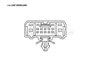 2023蔚来ES8电路图-FR01 右前门线束接主线束 FR01