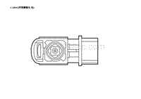 2023蔚来ES8电路图-CAR01 环视摄像头-右 CAR01