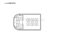 2023蔚来ES8电路图-T_RL06 左后侧门控开关 T_RL06