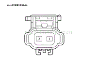 2023蔚来ES8电路图-RR03 后门玻璃升降电机-右 RR03