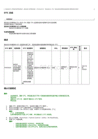 2023威尔法-混合动力蓄电池控制系统 混合动力控制系统 P060A94 混合动力EV 传动系控制模块监视处理器意外操作