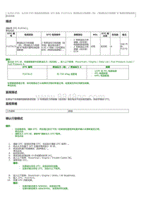 2023威尔法-A25A-FXS A25B-FXS-SFI 系统 P107A15 燃油轨压力传感器（低）燃油轨压力传感器 B 电路对蓄电池短 路或断路