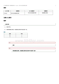 2023奔腾T90维修手册-维修说明 C134401