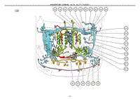 2012雷克萨斯LS460电路图-发动机室零件位置1URFSEL-F-P1