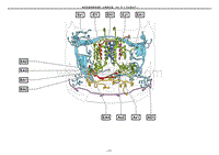 2012雷克萨斯LS460电路图-发动机室线束和线束 1URFSER-F-W