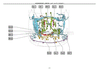 2012雷克萨斯LS460电路图-发动机室线束和线束 1URFEL-F-W