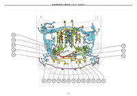2012雷克萨斯LS460电路图-发动机室零件位置1URFSER-F-P3