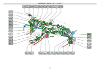 2012雷克萨斯LS460电路图-仪表板线束和线束 R-B-W