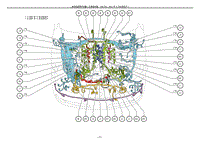 2012雷克萨斯LS460电路图-发动机室零件位置1URFSEL-B-P6