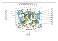 2012雷克萨斯LS460电路图-发动机室零件位置1URFSER-F-P5