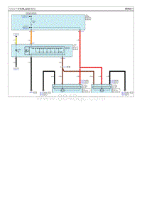 2015起亚KX3电路图（1.6T）-大灯水平调整 HLLD 系统