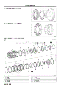 2009马自达MX-5维修手册-B2 及B4 制动器和F3单向离合器组件的拆解