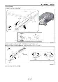 2021马自达CX-30EV-车顶密封条的拆卸