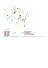 2017起亚KX3 G1.6MPI-后座椅