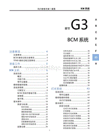 2023雷霆EV维修手册-G3 BCM系统