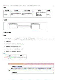 2020奔腾T33维修手册-维修说明 P104A64