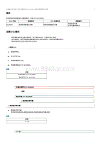 2020奔腾T33维修手册-维修说明 B120500