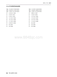 2023北京X7电路图-10.34  开关照明系统电路图