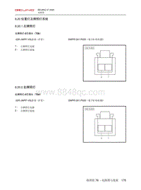 2020北京X7电路图-8.20  位置灯及牌照灯系统