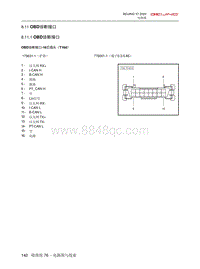 2020北京X7电路图-8.11  OBD诊断接口