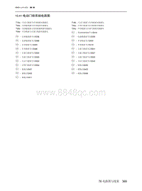 2023北京X7电路图-10.41  电动门锁系统电路图