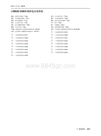 2021北京EU7电路图-3  EBUS CAN车身舒适总线系统