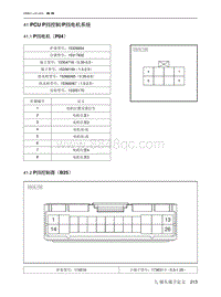 2021北京EU7电路图-41  PCU P挡控制P挡电机系统