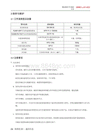 2020北京X7维修手册-3  保养与维护