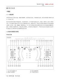 2020北京X7维修手册-62 组合仪表