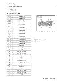 2023北京X7电路图-8.6  ESP电子稳定程序系统