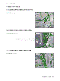 2023北京X7电路图-7  对接插头分布及位置