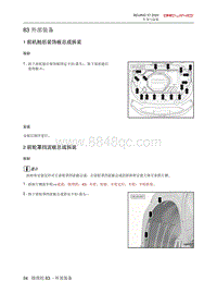 2020北京X7维修手册-83 外部装备