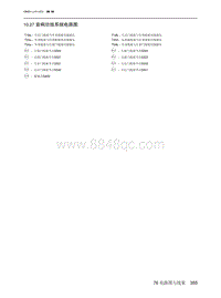 2023北京X7电路图-10.27  音响功放系统电路图