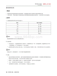 2020北京X7维修手册-33 操纵机构