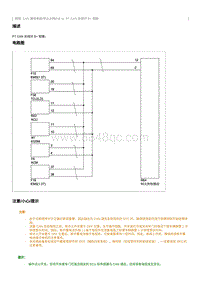 2021奔腾T55维修手册-PT CAN 总线对 B 短路