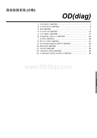 2023斯巴鲁XV维修手册-落座检测系统 诊断 