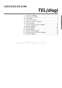 2023斯巴鲁XV维修手册-远程信息服务系统 诊断 