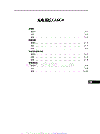 2021红旗H9维修手册-充电系统CA6GV