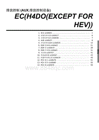 2024刃豹维修手册-排放控制 AUX.排放控制设备 H4DO EXCEPT FOR HEV 