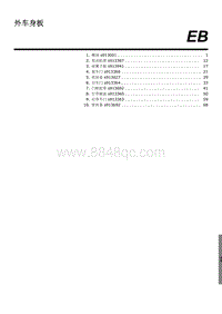 2023斯巴鲁XV维修手册-外车身板