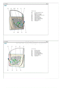 2019起亚KX3 1.6MPI电路图-车门线束
