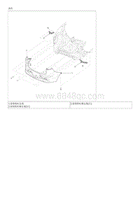 2011狮跑G2.0 DOHC维修手册-保险杠